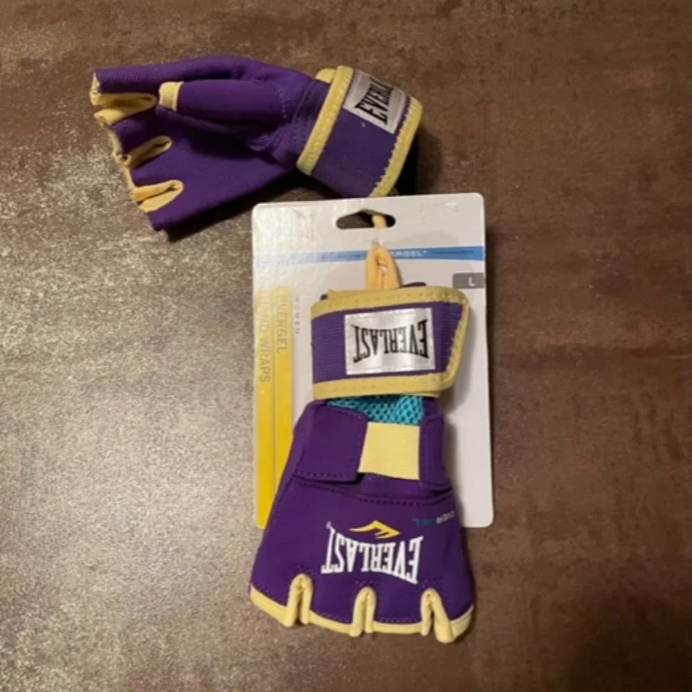 Everlast Purple Evergel Hand Wrap - L- Unisex *NWT*